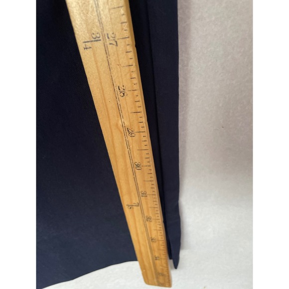 Chico's Brigitte So Slimming Pants Women 1.5 US 10 Navy Blue Stretch - Picture 3 of 10